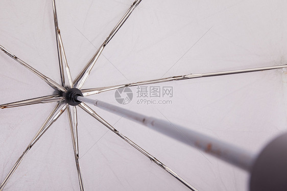 旧灰色雨伞的特写安全解决方案庇护所天气风暴图片