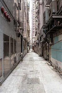 香港清空的后街路径建筑学途径街道路面市中心走廊景观建筑物人行道图片