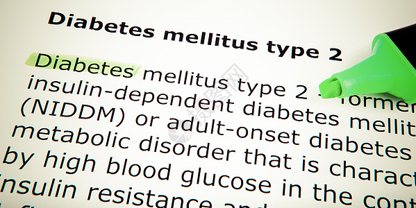 2型糖尿病身体响应能力高清图片