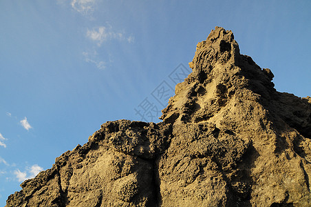 干硬岩岩岩礁睡眠熔岩石头火山火山岩岩石休眠荒野流动海岸图片