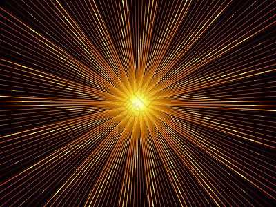 分形沉积背景辐射光束几何学射线金子数学黄色中心黑色装饰品图片
