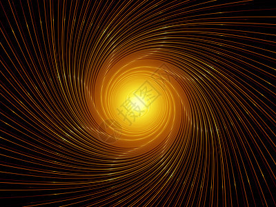 碎形沉积安排辐射数学旋转射线黑色中心设计金子运动几何学图片