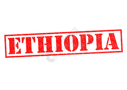 埃塞俄比亚旅游按钮贴纸红色白色文化徽章橡皮图章标签图片