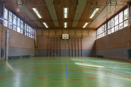 学校体育馆内部篮球药品大厅看台场地运动篮子房间线条挑战图片