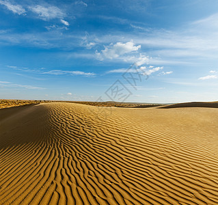 印度拉贾斯坦邦Thar沙漠的Dunes旅游天空日落风景日光观光土地沙漠沙丘旅行图片