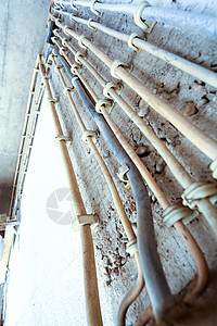 旧电缆建筑学网络电工变压器安装电压电话技术活力危险图片