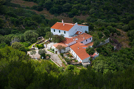 Menorca 地中海传统住宅空中观测站图片