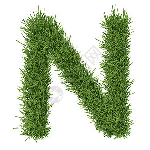 以草草制成的字母字母生态白色插图环境生长场地绿色植物草皮艺术地球图片