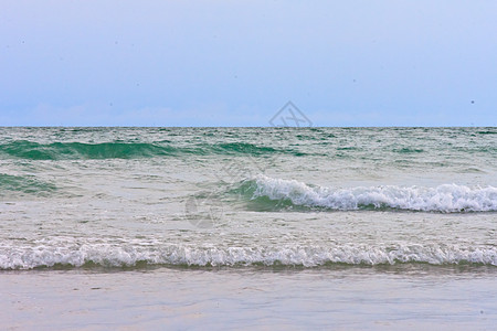 沙滩和热带海地平线旅行假期季节海岸冲浪墙纸阳光风景晴天图片