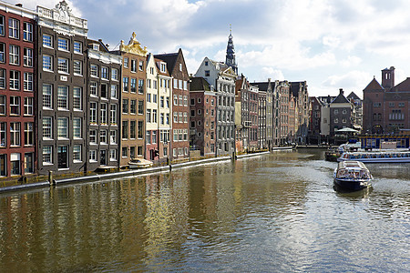 来自荷兰阿姆斯特丹的城风城市景观风光运输建筑房子建筑学旅游图片