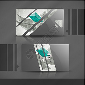 名片设计公司灰色广告空白正方形插图推介会三角形商业卡片背景图片