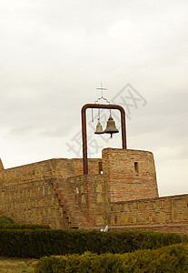 旧第比利斯时间宗教城市历史同巴圆顶大教堂堡垒教会据点图片