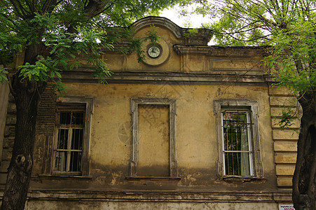 旧窗口金属房子入口玻璃旅行地标住宅遗产旅游窗户图片