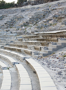 古代的废墟文化地标建筑学遗产旅行火鸡剧院楼梯文明脚步图片