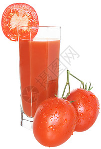 果汁糖果番茄汁果汁红色食物早餐蔬菜玻璃背景