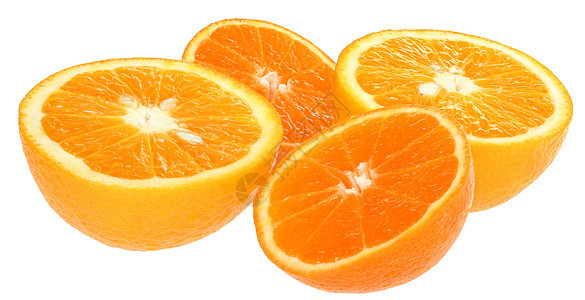橙子和橘子片图片