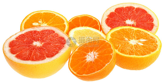 橙子食物团体水果柠檬柚子图片
