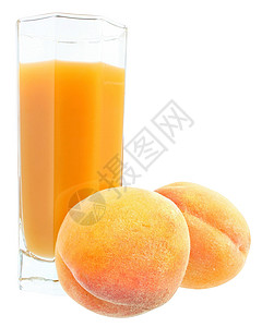 桃桃子饮料水果黄色果汁玻璃茶点食物图片