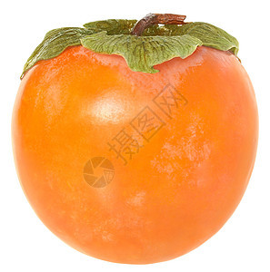 Persimmon 双环西蒙柿子水果甜点黄色橙子背景图片