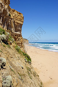 大大洋路 澳大利亚石头旅游风景悬崖岩石海岸旅行假期全景海滩图片