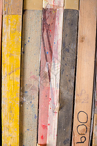 堆叠的画布边缘木板剥离板框架帆布画幅工艺背景图片