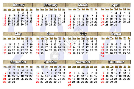 2014 年的日历季节办公室商业密码数字日记会议日程时间组织图片