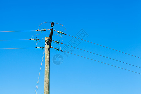 电力线路绳索天空电缆电气绝缘子传播力量电线电源线并行图片