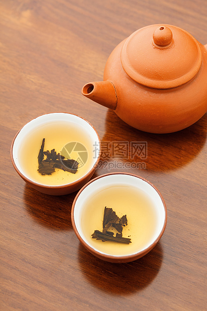 中国茶叶饮料工夫食物茶壶叶子木头陶器草本植物传统杯子功夫图片