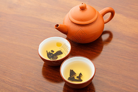 中国茶叶饮料功夫叶子陶器茶壶杯子文化食物草本植物竹子工夫图片