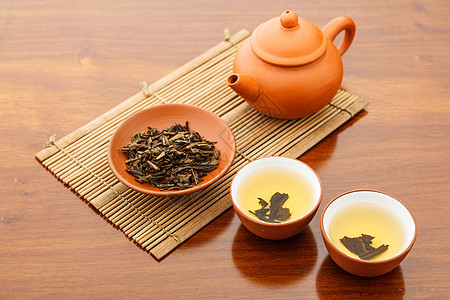 中华茶茶仪式文化飞碟食物工夫杯子传统草本植物木头饮料茶叶图片