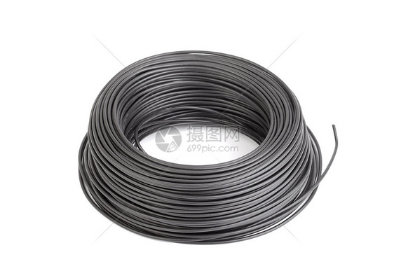 电缆卷电气电路安装维修力量黑色绝缘材料导体卷轴图片