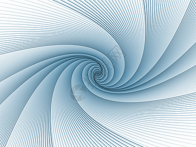 分形沉积伏质射线漩涡装饰品渲染几何学涡流蓝色设计中心元素图片