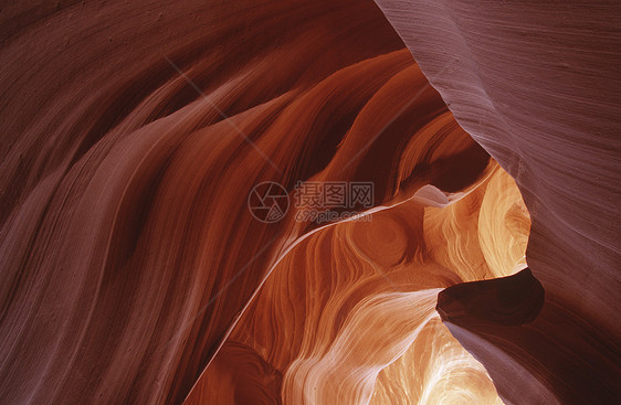 亚利桑那州安特洛普峡谷岩形成图片