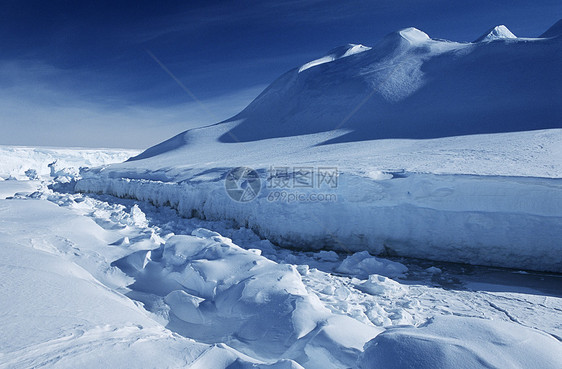 南极洲冰架风景自然界蓝色冰山缺席天空图片
