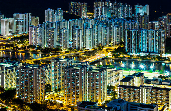 香港住宅区香港特区人口房屋居所天际市中心民众公寓楼建筑公寓景观图片