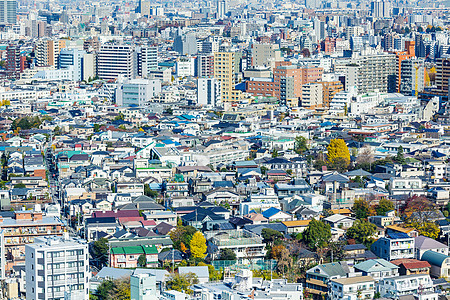 东京的城市风景图片