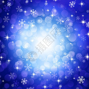 蓝雪花季节花丝薄片星星风格雪花装饰降雪装饰品水晶图片