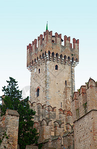 西尔米昂城堡历史旅游石头堡垒天空建筑学地标建筑雕塑城市图片