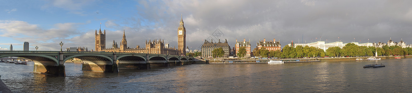 伦敦议会两院全景游客英语穿越王国天际图片