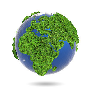 环球全球植被蓝色环境回收草本植物生态行星生物学技术圆圈图片