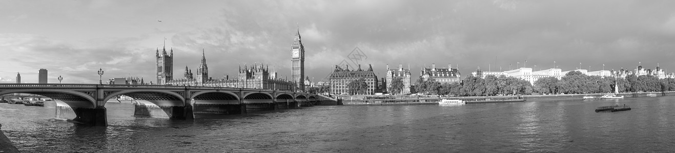 伦敦议会两院黑色王国游客天际全景白色房屋英语穿越图片
