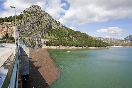 西班牙科尔多瓦省伊兹纳贾尔资源障碍工程水资源权力建筑物液压贮存水电堤防图片