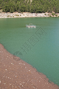 西班牙科尔多瓦省伊兹纳贾尔堤防死水自然保护区建筑物工程建筑学石头液压障碍贮存图片