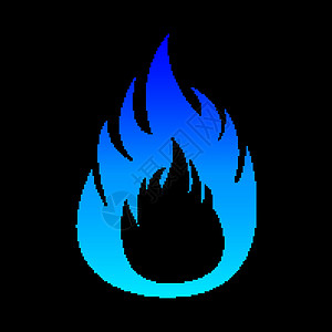 像素火焰火太阳蓝色正方形艺术品网格数字化盒子艺术火焰游戏图片