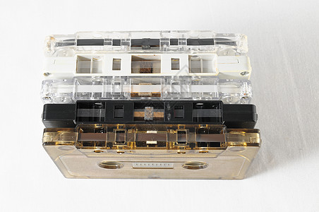传统音乐包复古古董磁铁白色立体声音乐音响收音机卡带技术图片