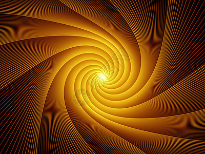 虚拟分形烧结几何学旋转漩涡运动装饰品设计元素黄色黑色光束图片