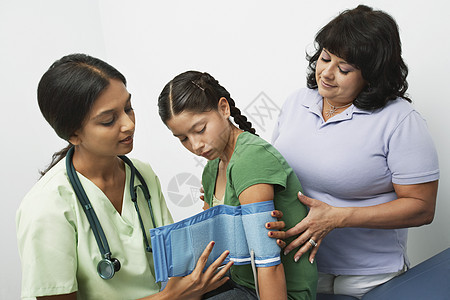 抽取血压医学磨砂膏检查护士保健帮助青春期考试病人医疗图片