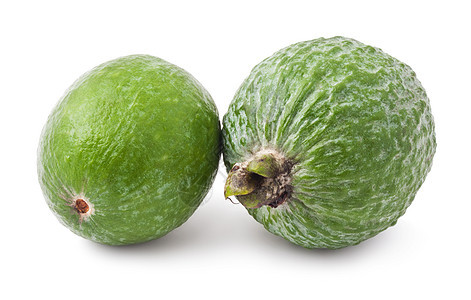 Feijoa 水果芳香异国食物美食味道热带绿色情调白色图片