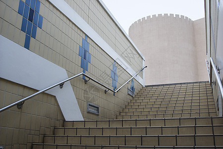 迪拜UAE的楼梯 Deira老堡垒图片