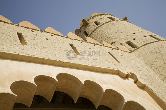 阿拉伯联合酋长国迪拜Al Ain的前门入口建筑图图片